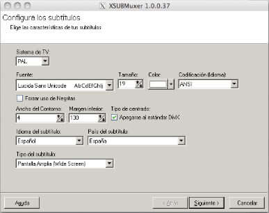 Integrar subtítulos en archivos AVI para PS3 desde un Mac