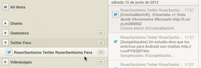 Cómo seguir Twitter vía RSS usando la v1.1 de su API (tras la supresión de la v1)
